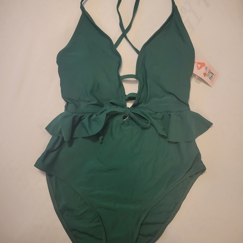 Cupshe Green One Piece Swimsuit